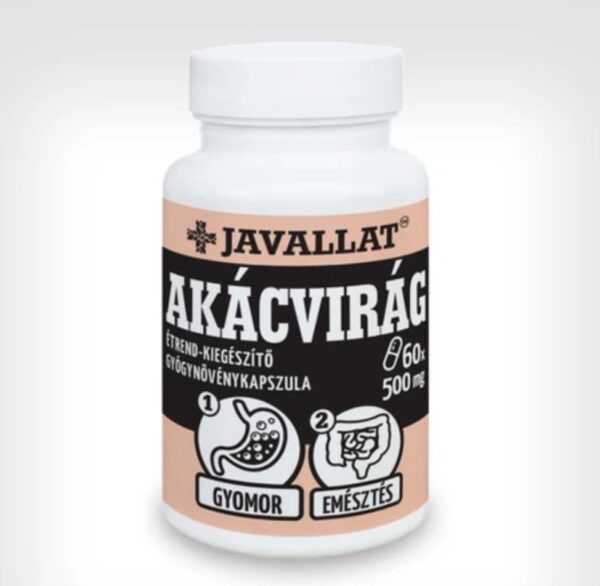 INDIKÁCIA DOPLNOK Z AKÁCIE KVETOV BYLINNÉ KAPSULY - 60 KS – Obrázok 2