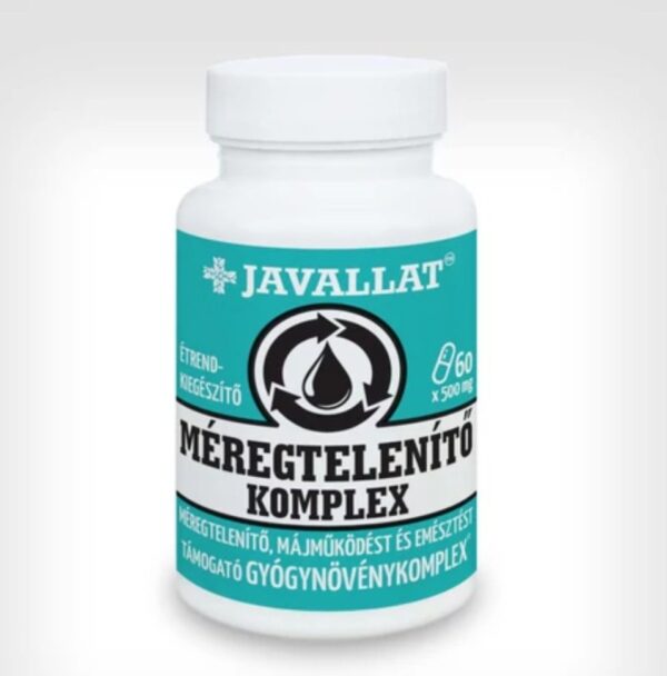 INDIKÁCIA DETOXIKÁCIA KOMPLEXNÝ DOPLNOK STRAVY BYLINNÝ KOMPLEX KAPSULY -  60 KS – Obrázok 2