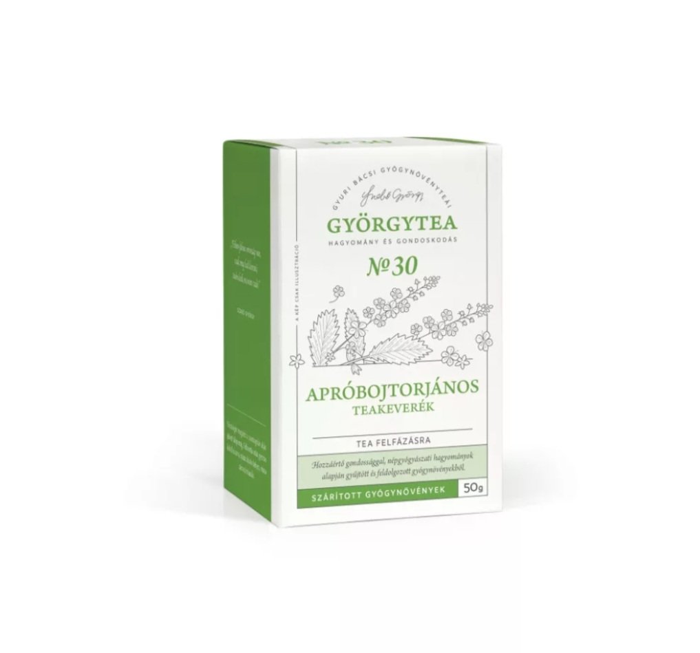 Györgytea No30 - Zmes lopúchového čaju (čaj na prechladnutie) - 50 g