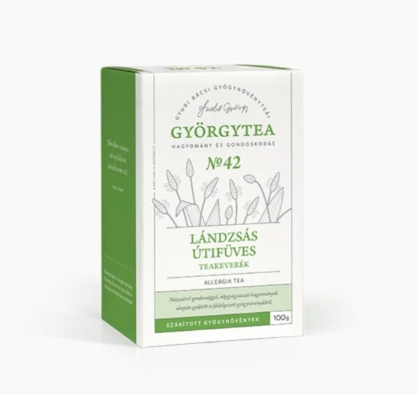 Györgytea No42 - Zmes plantain čaju so spear (alergický čaj) - 100g – Obrázok 2