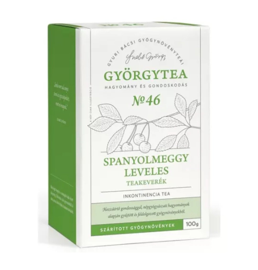 Györgytea No46 - Španielska čajová zmes z čerešňových listov (čaj na inkontinenciu) - 100g