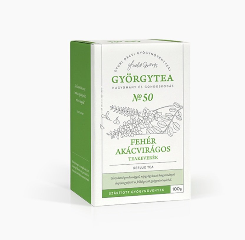 Györgytea No50 - Zmes čaju z bieleho akácie (Reflux )