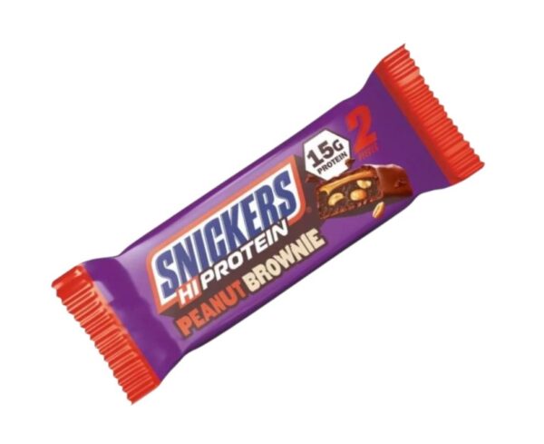Snickers Peanut Brownie HiProtein Bar - 50 g – Obrázok 2